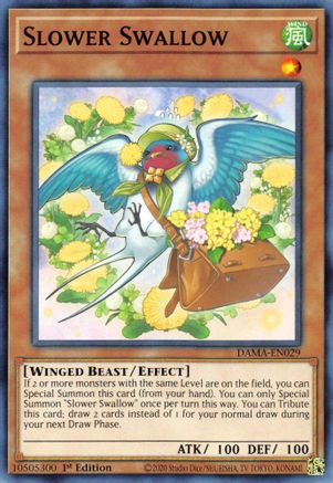 Slower Swallow (DAMA-EN029) - Dawn of Majesty 1st Edition