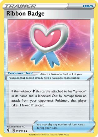 Ribbon Badge 155/203  SWSH07 Evolving Skies - Uncommon