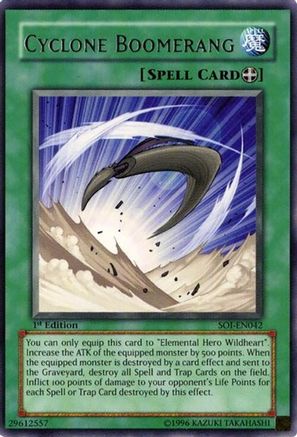 Cyclone Boomerang (SOI-EN042) - Shadow of Infinity Unlimited