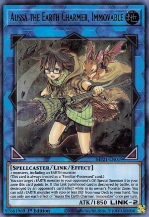 Aussa the Earth Charmer, Immovable (MP21-EN019) - 2021 Tin of Ancient Battles 1st Edition