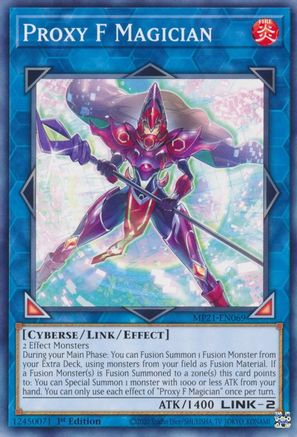 Proxy F Magician (MP21-EN069) - 2021 Tin of Ancient Battles 1st Edition