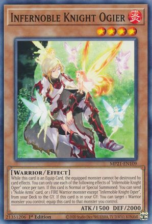 Infernoble Knight Ogier (MP21-EN109) - 2021 Tin of Ancient Battles 1st Edition