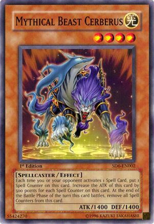Mythical Beast Cerberus (SD6-EN002) - Structure Deck: Spellcaster's Judgment 1st Edition