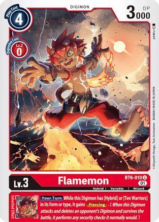 Flamemon (BT6-010) - Double Diamond