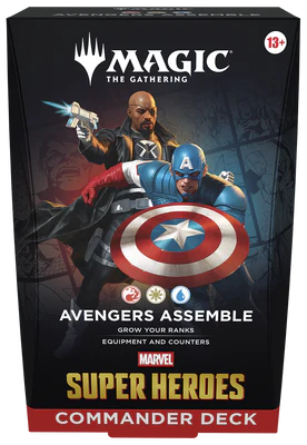 MTG MARVEL SUPER HEROES COMMANDER DECK - AVENGERS ASSEMBLE - PRE-ORDER