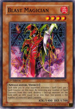 Blast Magician (SD6-EN014) - Structure Deck: Spellcaster's Judgment 1st Edition