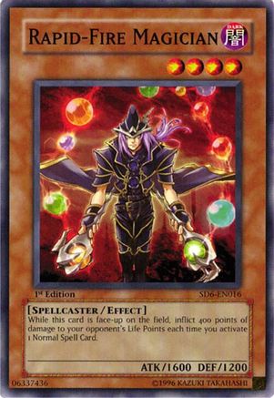 Rapid-Fire Magician (SD6-EN016) - Structure Deck: Spellcaster's Judgment 1st Edition