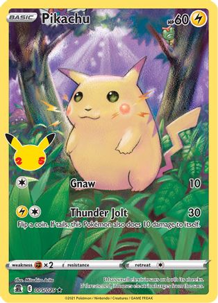 Pikachu 005/025  - Holofoil Celebrations - Holo Rare