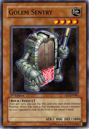 Golem Sentry (SD7-EN008) - Structure Deck: Invincible Fortress Unlimited