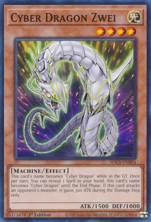 Cyber Dragon Zwei (SDCS-EN004) - Structure Deck: Cyber Strike 1st Edition