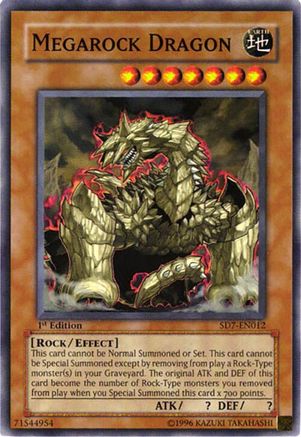 Megarock Dragon (SD7-EN012) - Structure Deck: Invincible Fortress Unlimited