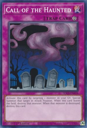 Call of the Haunted (SDCS-EN038) - Structure Deck: Cyber Strike 1st Edition