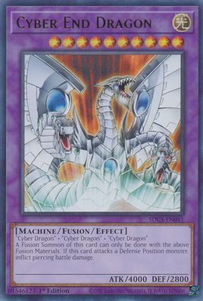 Cyber End Dragon (SDCS-EN041) - Structure Deck: Cyber Strike 1st Edition