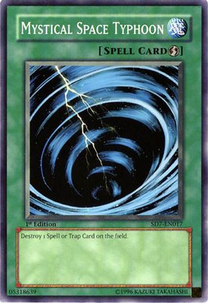 Mystical Space Typhoon (SD7-EN017) - Structure Deck: Invincible Fortress Unlimited