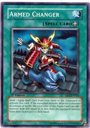 Armed Changer (DP2-EN023) - Duelist Pack 2: Chazz Princeton 1st Edition