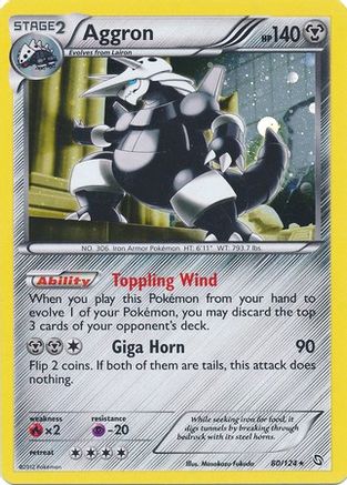 Aggron 080/124  - Holofoil Blister Exclusives - Promo