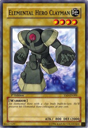 Elemental Hero Clayman (YSD-EN009) - Starter Deck 2006 Unlimited