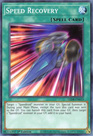 Speed Recovery (LED8-EN019) - Legendary Duelists: Synchro Storm 1st Edition