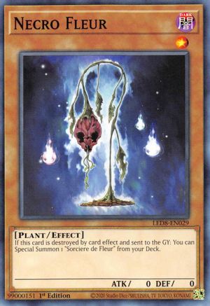 Necro Fleur (LED8-EN029) - Legendary Duelists: Synchro Storm 1st Edition