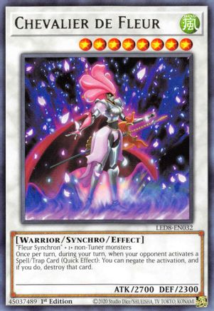 Chevalier de Fleur (LED8-EN032) - Legendary Duelists: Synchro Storm 1st Edition
