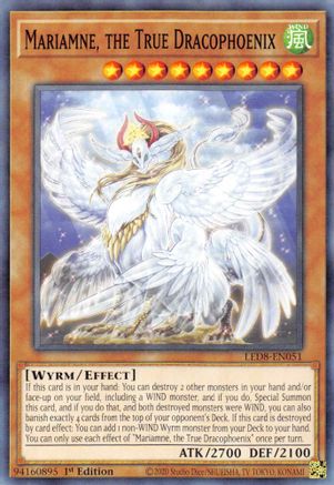 Mariamne, the True Dracophoenix (LED8-EN051) - Legendary Duelists: Synchro Storm 1st Edition