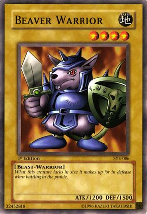 Beaver Warrior (SYE-006) - Starter Deck: Yugi Evolution Unlimited