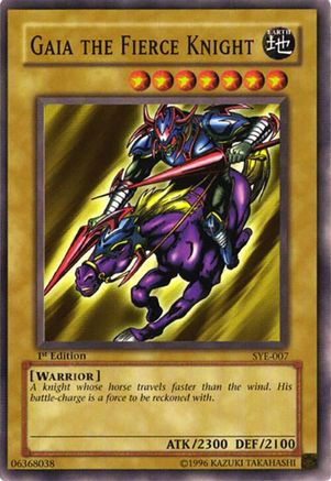 Gaia The Fierce Knight (SYE-007) - Starter Deck: Yugi Evolution Unlimited