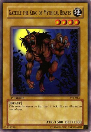Gazelle the King of Mythical Beasts (SYE-013) - Starter Deck: Yugi Evolution Unlimited