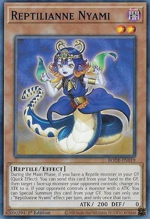 Reptilianne Nyami (BODE-EN019) - Burst of Destiny 1st Edition
