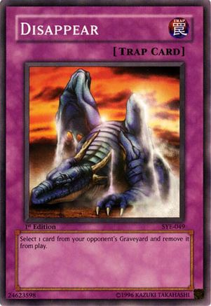 Disappear (SYE-049) - Starter Deck: Yugi Evolution Unlimited