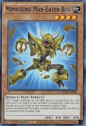 Mimicking Man-Eater Bug (BODE-EN029) - Burst of Destiny 1st Edition