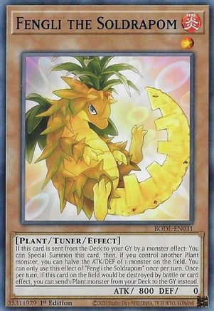 Fengli the Soldrapom (BODE-EN031) - Burst of Destiny 1st Edition