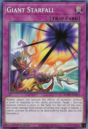 Giant Starfall (BODE-EN079) - Burst of Destiny 1st Edition