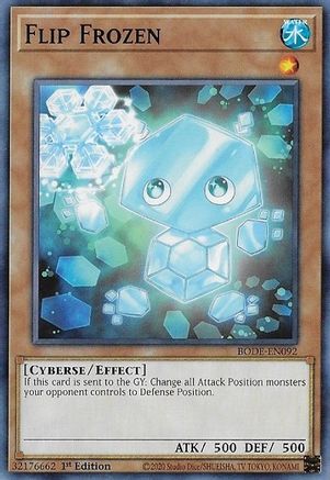 Flip Frozen (BODE-EN092) - Burst of Destiny 1st Edition