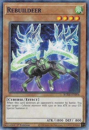 Rebuildeer (BODE-EN094) - Burst of Destiny 1st Edition