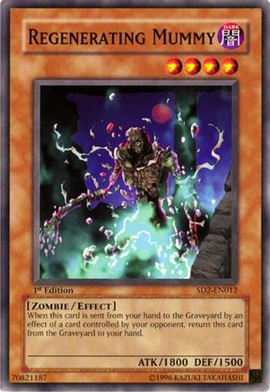Regenerating Mummy (SD2-EN012) - Structure Deck: Zombie Madness Unlimited