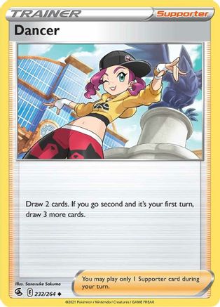 Dancer 232/264  SWSH08 Fusion Strike - Uncommon