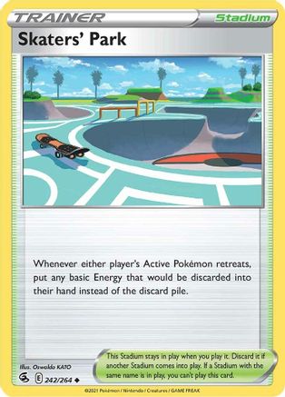 Skaters' Park 242/264  SWSH08 Fusion Strike - Uncommon
