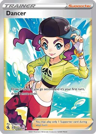 Dancer (Full Art) 259/264  - Holofoil SWSH08 Fusion Strike - Ultra Rare