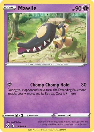 Mawile 119/264  SWSH08 Fusion Strike - Common