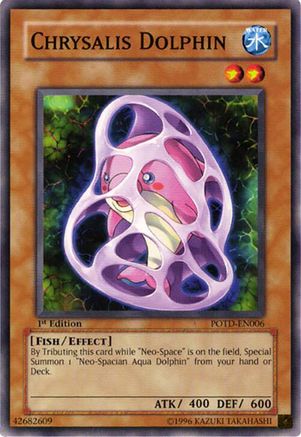 Chrysalis Dolphin (POTD-EN006) - Power of the Duelist Unlimited