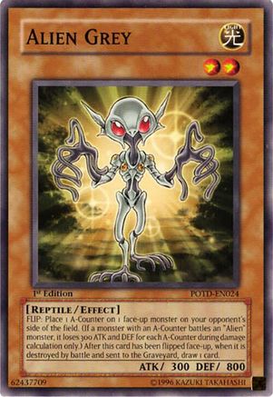 Alien Grey (POTD-EN024) - Power of the Duelist Unlimited