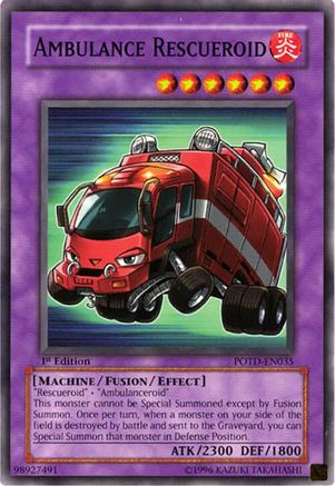 Ambulance Rescueroid (POTD-EN035) - Power of the Duelist 1st Edition