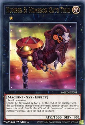 Number 3: Numeron Gate Trini (MGED-EN085) - Maximum Gold: El Dorado 1st Edition