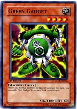 Green Gadget (SD10-EN006) - Structure Deck: Machine Re-Volt Unlimited