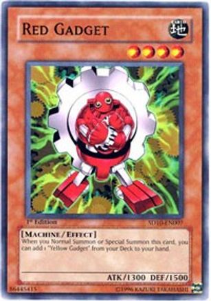 Red Gadget (SD10-EN007) - Structure Deck: Machine Re-Volt 1st Edition