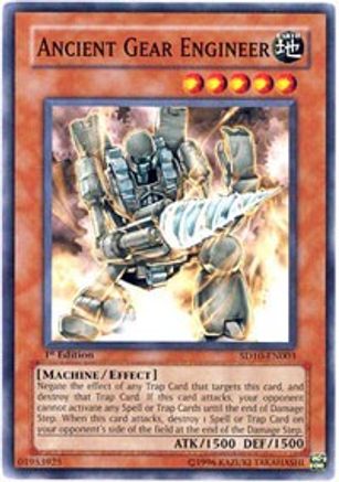 Ancient Gear Engineer (SD10-EN003) - Structure Deck: Machine Re-Volt Unlimited