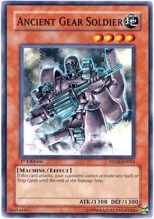 Ancient Gear Soldier (SD10-EN014) - Structure Deck: Machine Re-Volt Unlimited