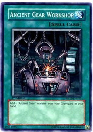 Ancient Gear Workshop (SD10-EN017) - Structure Deck: Machine Re-Volt 1st Edition