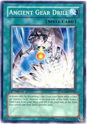 Ancient Gear Drill (SD10-EN022) - Structure Deck: Machine Re-Volt 1st Edition